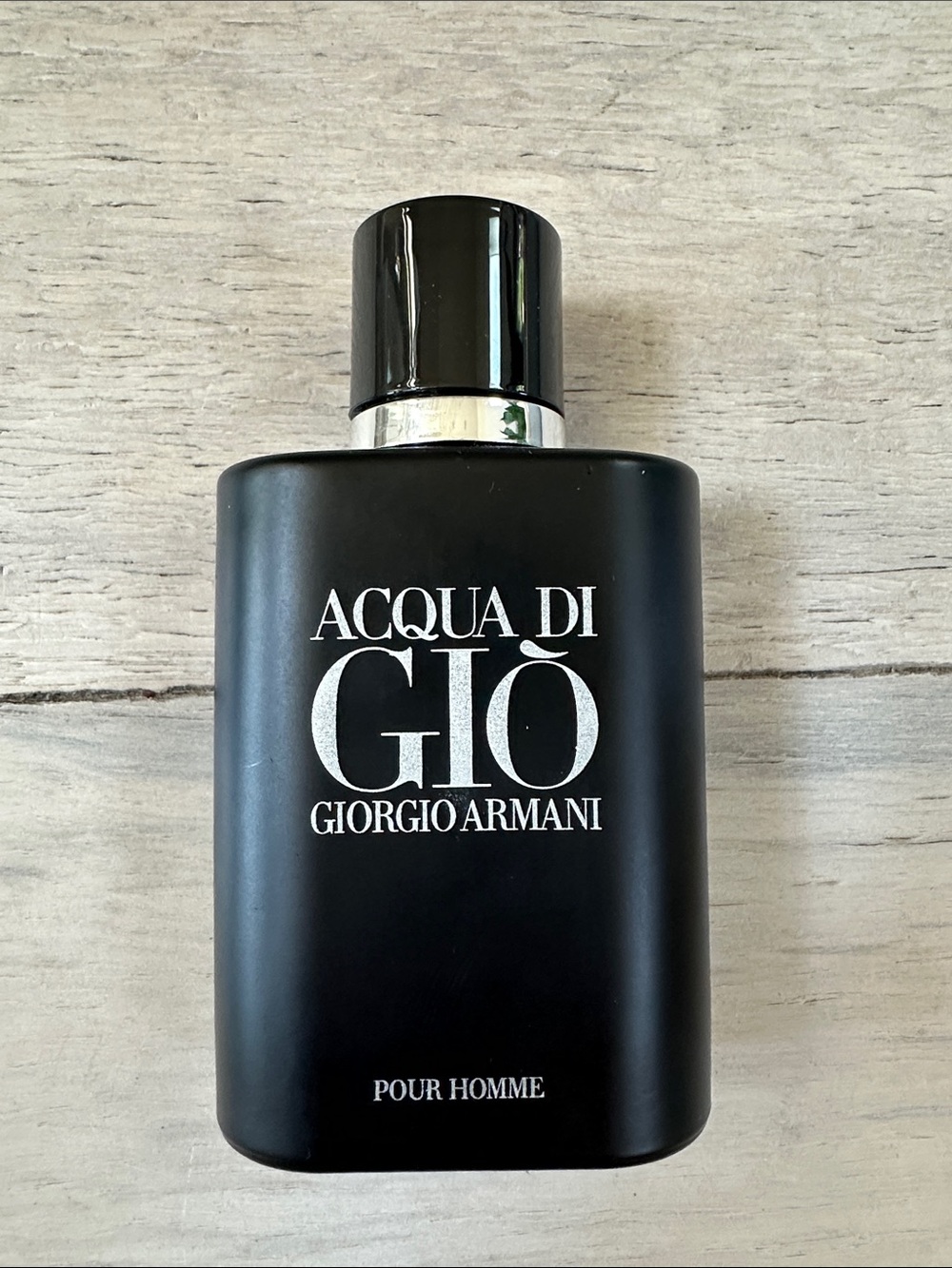 Giorgio Armani Black Matte Bottle - Acqua di Giò Pour Homme Style 3.4 oz